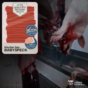 Fleischverpackung mit "Guhtfleisch"-Siegel